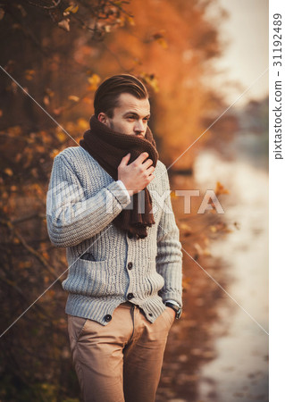 portrait of a young handsome man 31192489