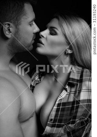 Passionate woman and man in studio Passionate woman and man in studio 31193240