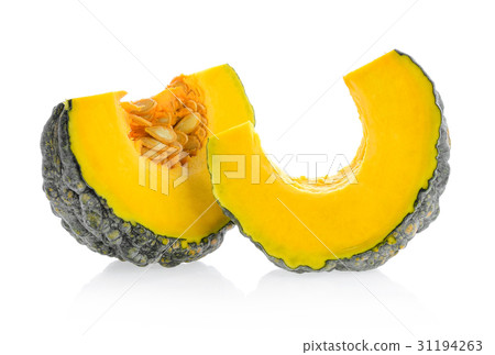 Green pumpkin isolated on white background Green pumpkin isolated on white background 31194263