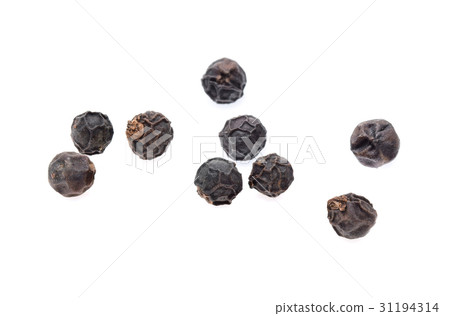 pepper corn on white background 31194314