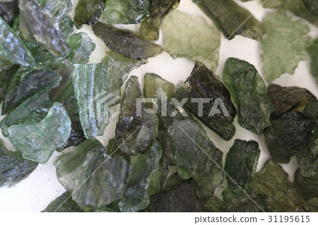 green moldavite mineral collection 31195615