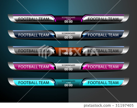 Scoreboard Broadcast Graphic Scoreboard Broadcast Graphic 31197405