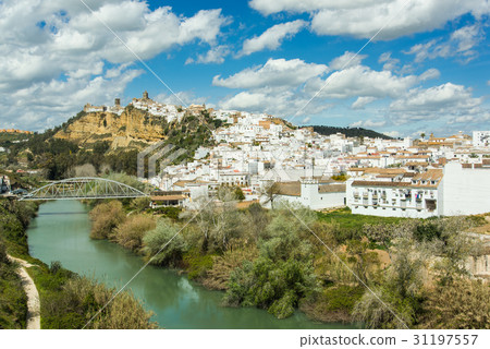 Arcos de la Frontera village on hill, Spain Arcos de la Frontera village on hill, Spain 31197557