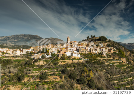 Ancient city of Polop in Costa Blanca, Spain Ancient city of Polop in Costa Blanca, Spain 31197729