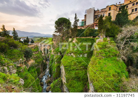 Hanging houses on gorge in Ronda, Spain 31197745