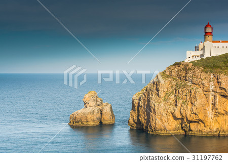 Lighthouse at Cabo de Sao Vicente,  Portugal. 31197762