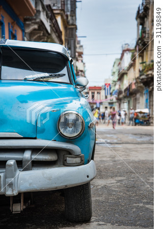 Old american car on street in Havana,Cuba Old american car on street in Havana,Cuba 31198849