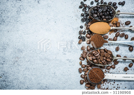 coffee beans roasted,instant and grinded coffee 31198908