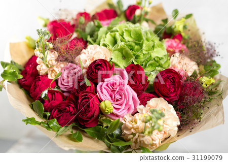 Still life with a bouquet of flowers. the florist Still life with a bouquet of flowers. the florist 31199079
