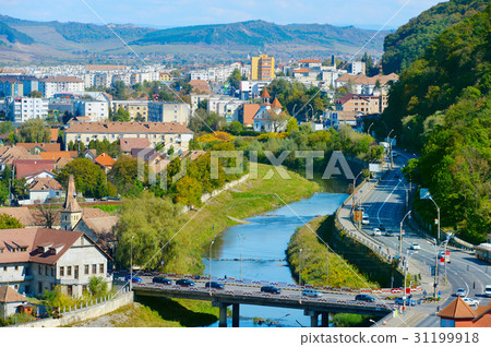 Sighisoara cityscape, Romania 31199918