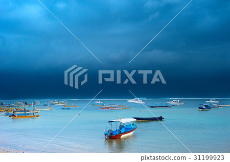 Storm on Bali island, Indonesia 31199923