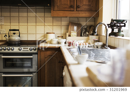 Kitchen Cooking Sink Oven House Concept 31201969