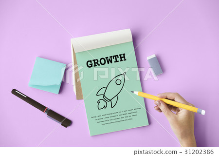 Rocket Launch Spaceship Icon Innovation 31202386