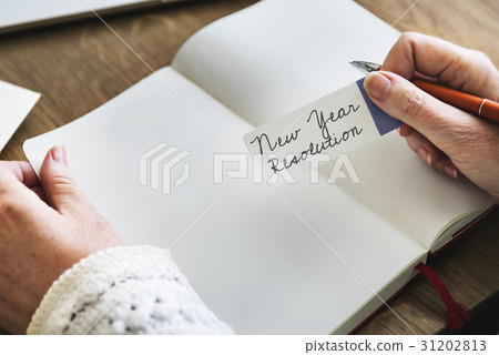 New Year Resolution Aspirations Passion Motivation Concept 31202813