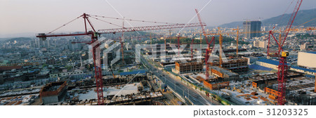建築，起重機，清州，忠北 31203325