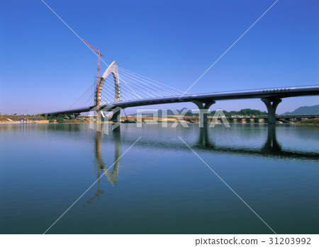 Construction site, Hadur Lee Bridge, Geumgang, Sejong City, Chungnam 31203992
