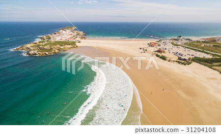Praia do Campismo and Island Baleal naer Peniche Praia do Campismo and Island Baleal naer Peniche 31204108