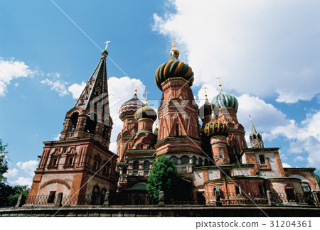 瓦西里的大教堂，莫斯科，俄羅斯 31204361