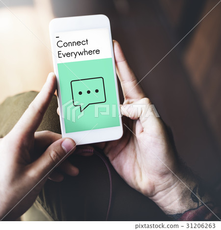 Social Media Connection Online 31206263