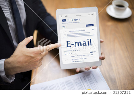 Online Message Communication Connection Concept 31207231