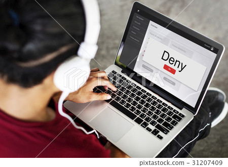 Cancel Reject Deny Warning Concept 31207409