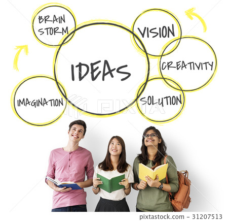 圖庫照片: innovation success ideas solution