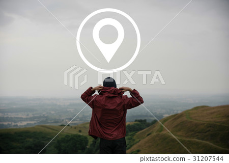 Distance Marker GPS Global Positioning System 31207544