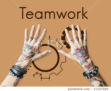 Teamwork Cooperation Collaboration Team Building Icon Teamwork Cooperation Collaboration Team Building Icon 31207884