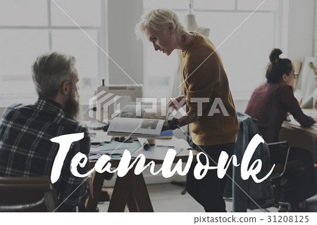 Teamwork Collaboration Team Graphic Word Teamwork Collaboration Team Graphic Word 31208125