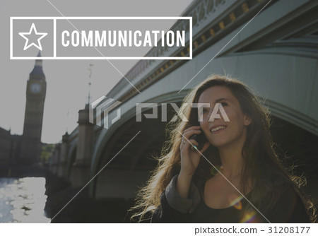 Communication Connection Get In Touch Icon Communication Connection Get In Touch Icon 31208177