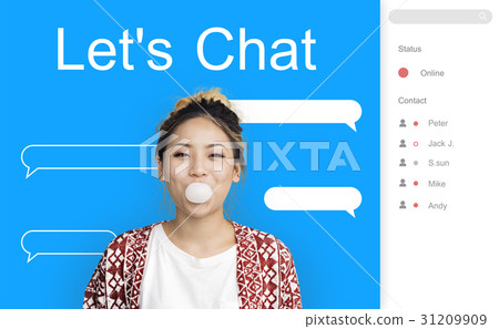 Chat Message Talk Connect Notification Word Chat Message Talk Connect Notification Word 31209909