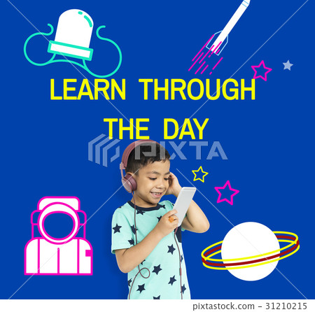 Imagination galaxy cheerful illustration learning 31210215