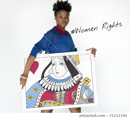 Women Rights Queen Card Concept 31212194