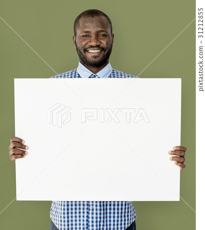 Adult Man Hands Hold Blank Paper Board Copy Space Adult Man Hands Hold Blank Paper Board Copy Space 31212855