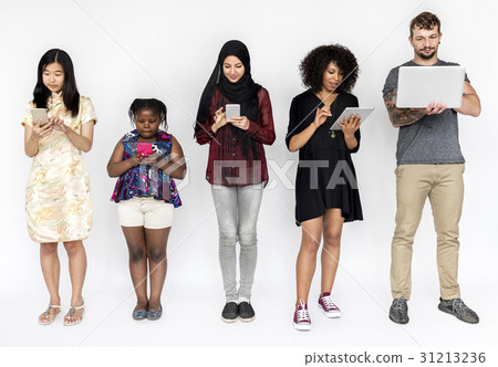 People standing in group for photoshoot 31213236