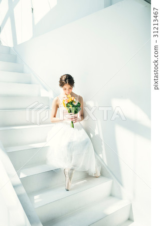 Ballerina with flowers Ballerina with flowers 31213467