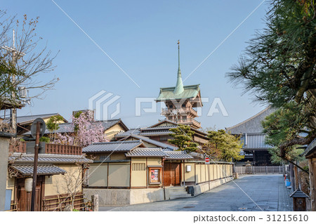 舊城京都祗園的街道 舊城京都祗園的街道 31215610