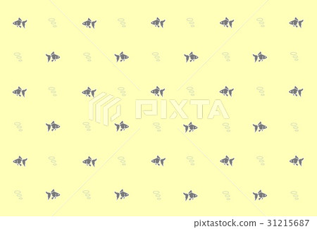 Goldfish Pattern - Black Yellow Goldfish Pattern - Black Yellow 31215687