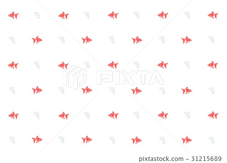 金魚圖案 - 紅色 31215689