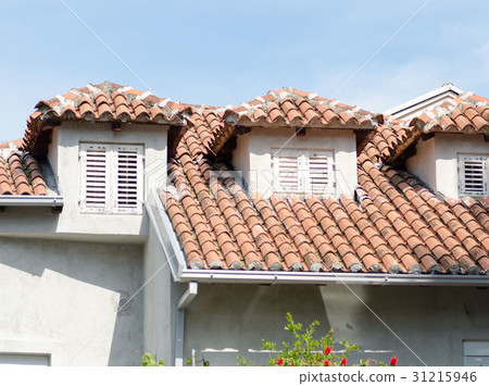 Old roof with clay roofing in Trebinje Old roof with clay roofing in Trebinje 31215946