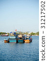 Fishing boats in marina at Nha Trang, Vietnam 31217502