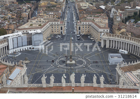 Obelisk, St. Peter's Basilica, St. Peter's Square, Vatican, Rome, Italy 31218614