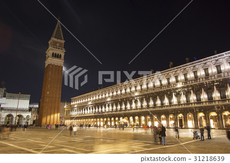 鐘樓，聖馬可廣場，威尼斯，意大利 31218639
