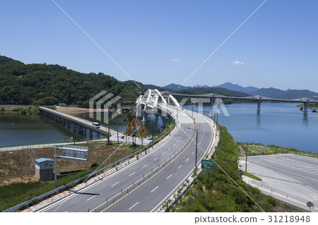 塘沽橋，Urib橋，Namhan河，忠州市，忠北省 31218948
