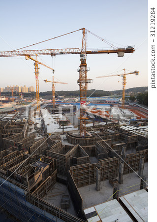Construction site, Icheon city, Gyeonggi-do Construction site, Icheon city, Gyeonggi-do 31219284