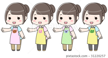 一個女人的護士帶著可愛的圍裙 31220257