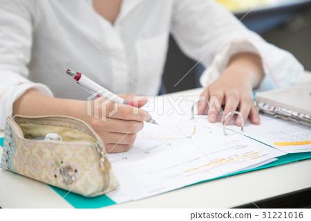 Lecture scene of a private institution / university 31221016