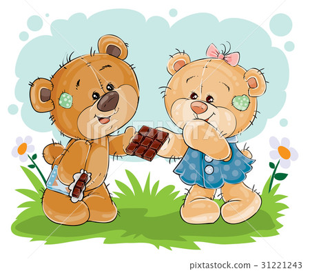 funny teddy bear sweet tooth treats his funny teddy bear sweet tooth treats his 31221243