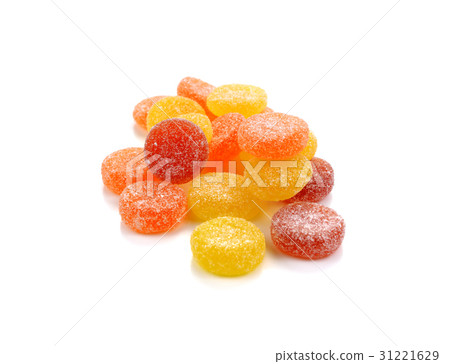 jelly candies isolate on white background jelly candies isolate on white background 31221629