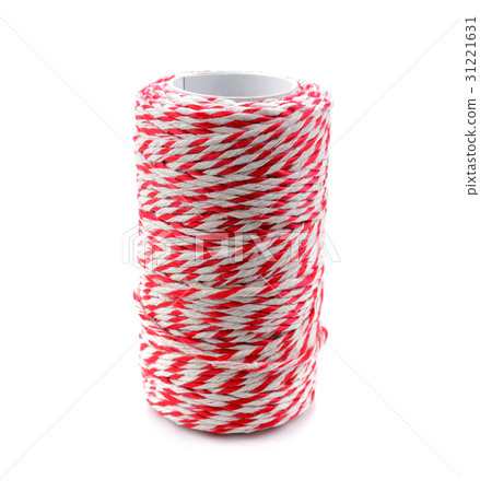 Red and white baker's twine spool for packaging Red and white baker's twine spool for packaging 31221631